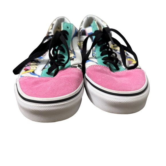 Vans Disney X Old Skool 80s Retro Mickey Mouse Suede Cap Toe Sneakers Womens 8 - Picture 3 of 8